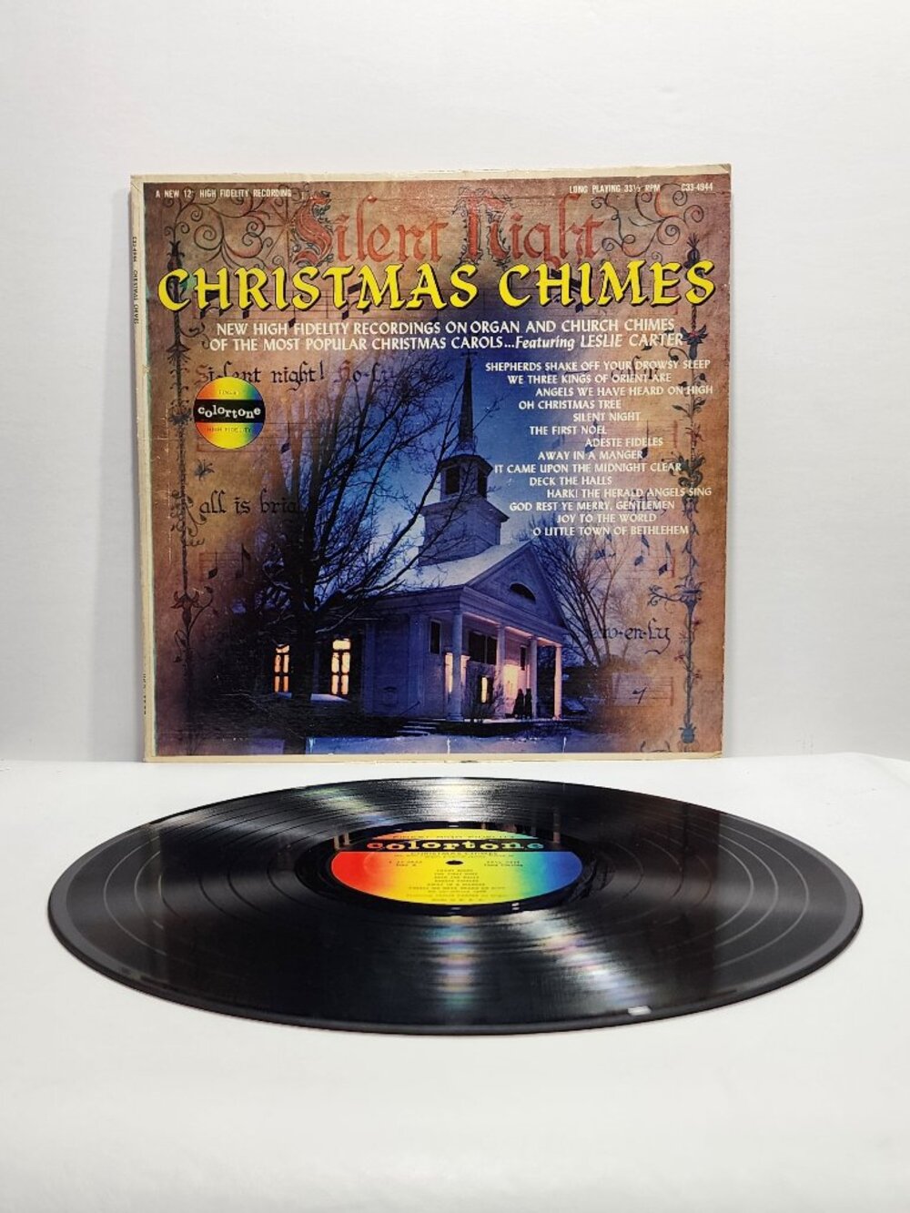 Silent Night Christmas Chimes Organ & Church Chimes: Leslie Carter LP